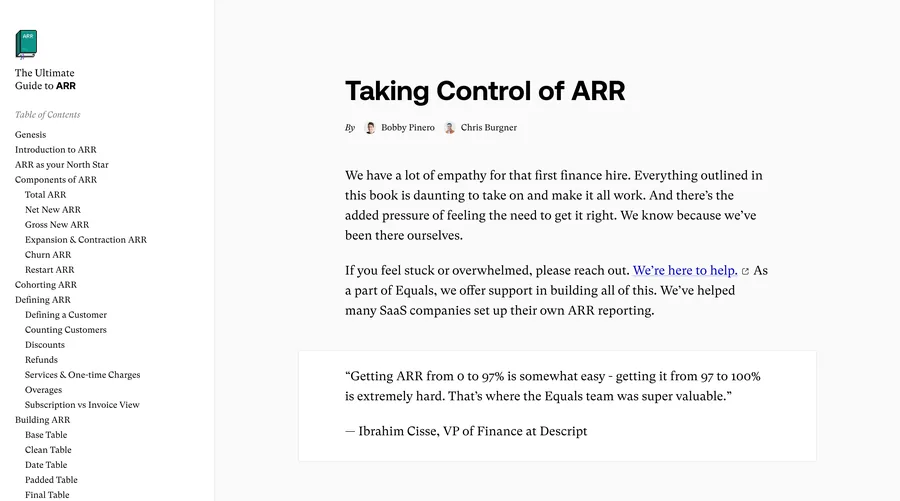 The Ultimate Guide to ARR