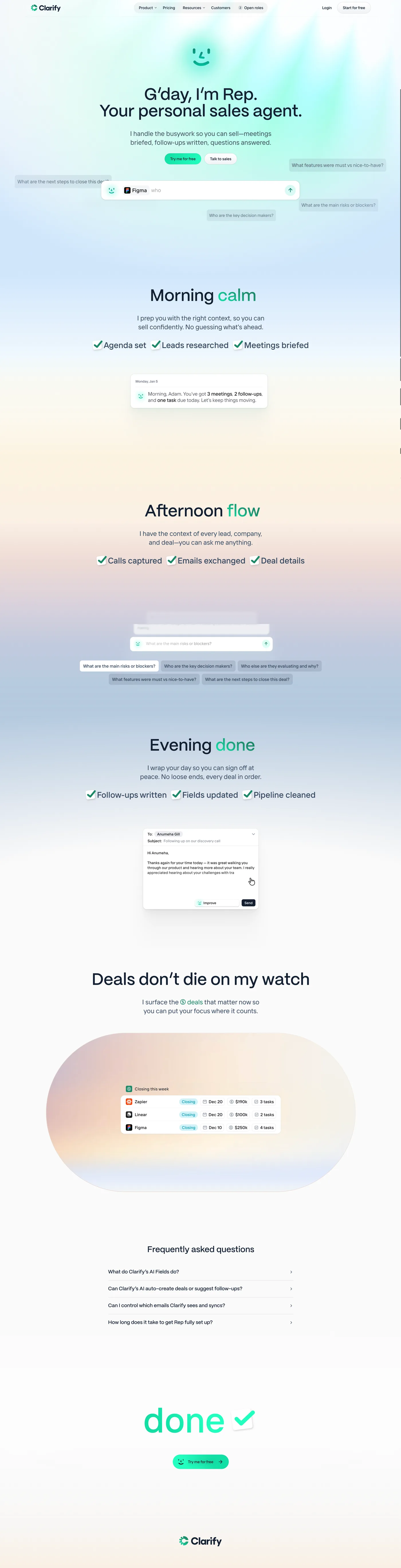 New product landing page, Jun 2026