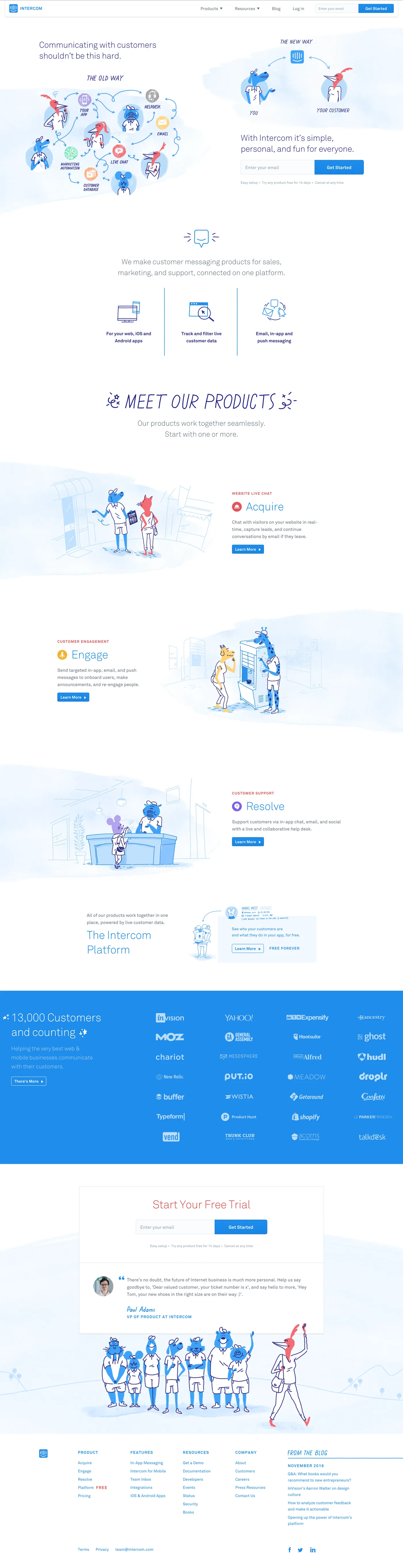 Homepage, Nov 2016