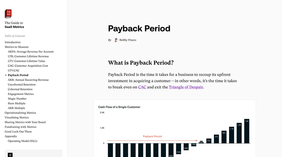 The Guide to SaaS Metrics